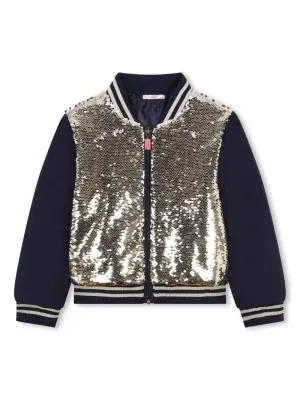 Бомбер с пайетками