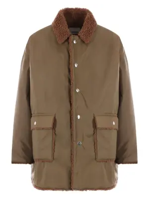 куртка с фактурной отделкой