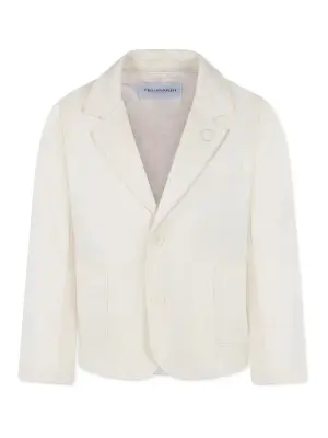 Блейзер с вышитым логотипом