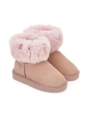 Замшевые ботинки