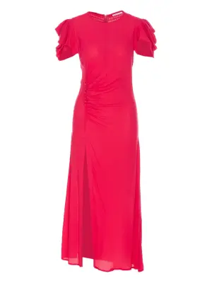 платье мини с декоративными пуговицами