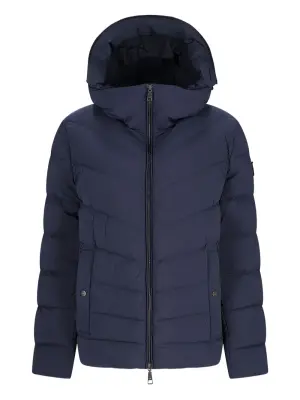 Стеганая куртка с капюшоном