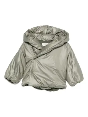 Накидка-жакет с капюшоном