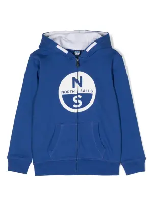 Худи на молнии с логотипом