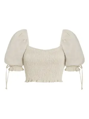 Топ Lisanza с объемными рукавами