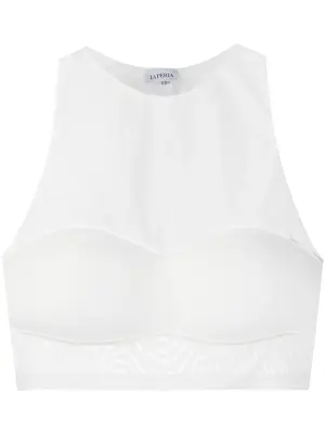 Укороченный топ без рукавов