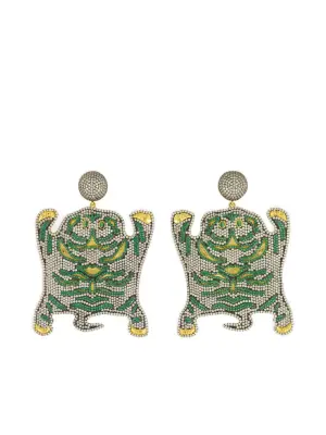 Серьги Bengal в форме тигра