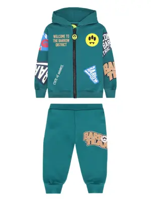 Спортивный костюм с графичным принтом