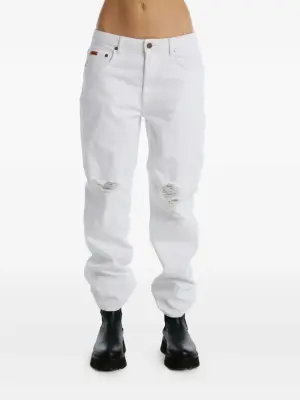 Джинсы Saint с эффектом потертости