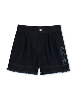 Шорты с вышитым логотипом