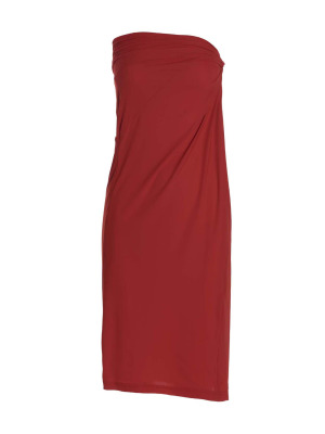 Длинная юбка с узлом