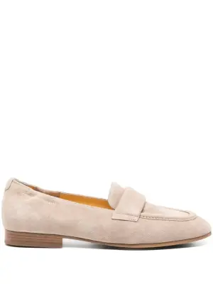 Замшевые пенни-лоферы