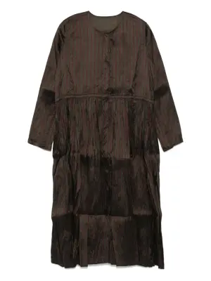 Ярусное платье в полоску