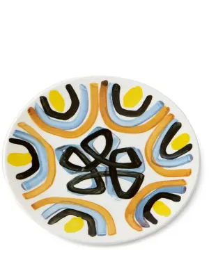 Фарфоровая тарелка Yellow Flower