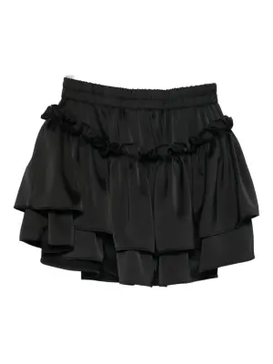 Мини-юбка с оборками