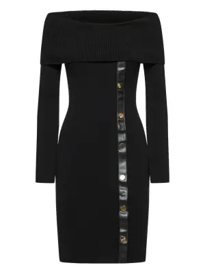 Платье мини с открытыми плечами