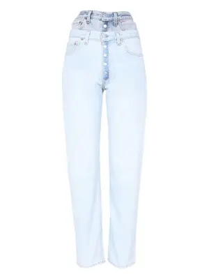 Джинсы с пуговицами