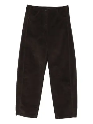 Вельветовые брюки с боковым швом