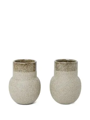 Чашки из пятнистой глины