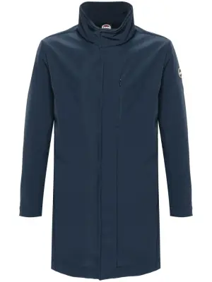Пальто с нашивкой-логотипом