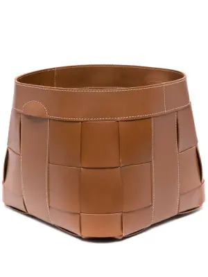 Маленькая кожаная корзина Hailey