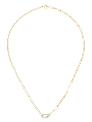 Чокер из желтого золота с бриллиантами