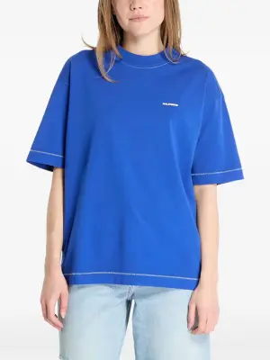 Футболка с контрастной строчкой