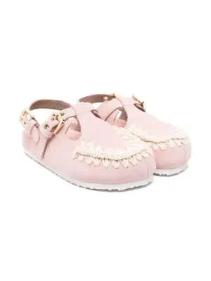 замшевые сандалии