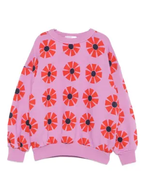 Толстовка с цветочным принтом