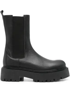 Ботинки на платформе с эластичными вставками