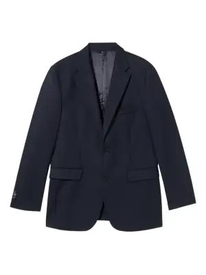 Однобортный пиджак из вирджинской шерсти