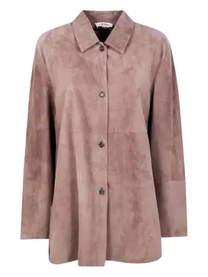 Пальто S Max Mara коричневого цвета