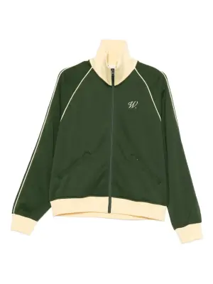 Фирменная зеленая спортивная куртка