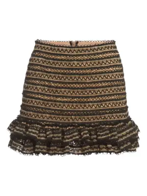 Юбка мини с оборками