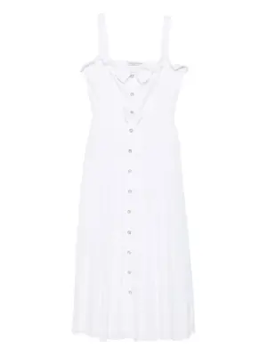 Платье миди на пуговицах