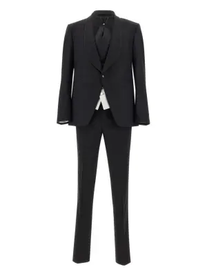 Костюм с однобортным пиджаком