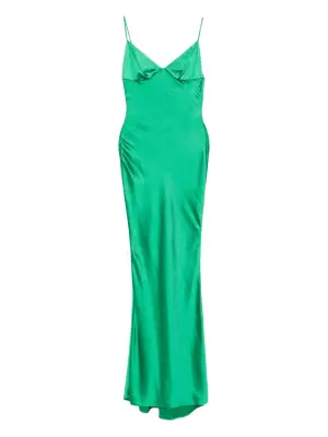 Платье макси без рукавов