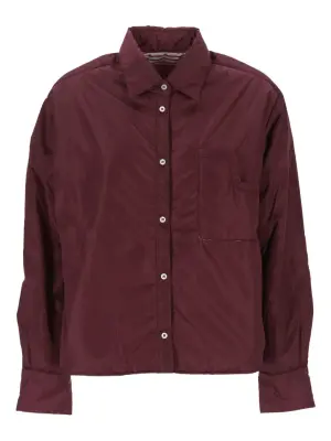 Дутая рубашка с карманом