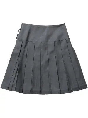 Wool-blend skirt