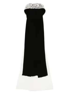 декорированное платье макси