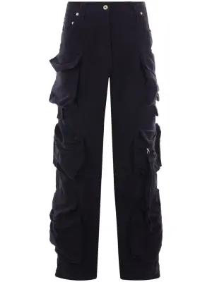 Джинсы карго Moleskin средней посадки