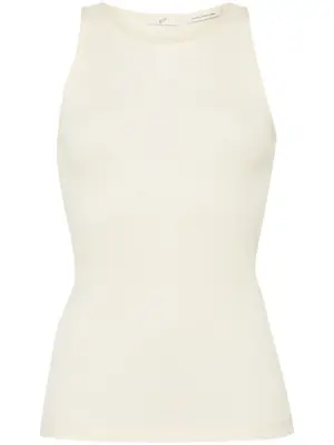 Шерстяной топ тонкой вязки