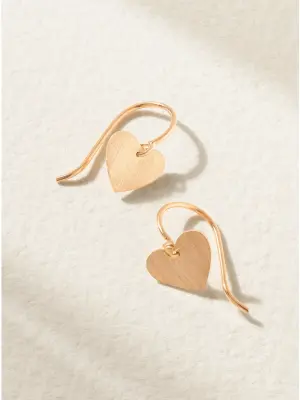 Серьги Love из розового золота 18 карат