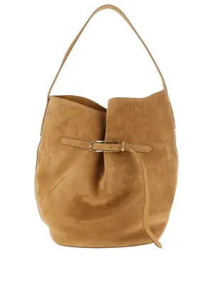 Large belted bucket bag