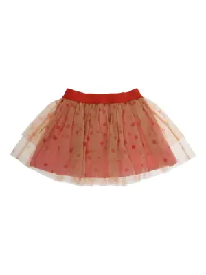 Юбка из тюля в горох