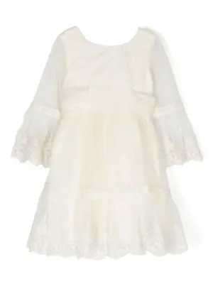 Платье с цветочным кружевом