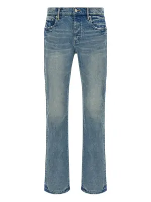 Джинсы с нашивкой-логотипом