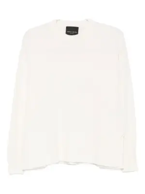 Свитер с круглым вырезом