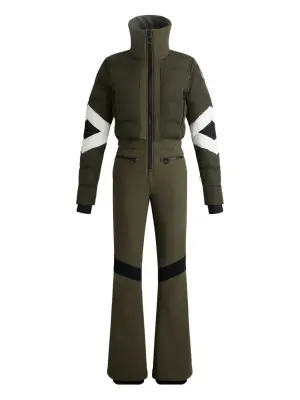 Стегнутый комбинизон для лыж с панелями