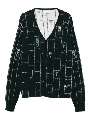 Кардиган с клетчатым узором